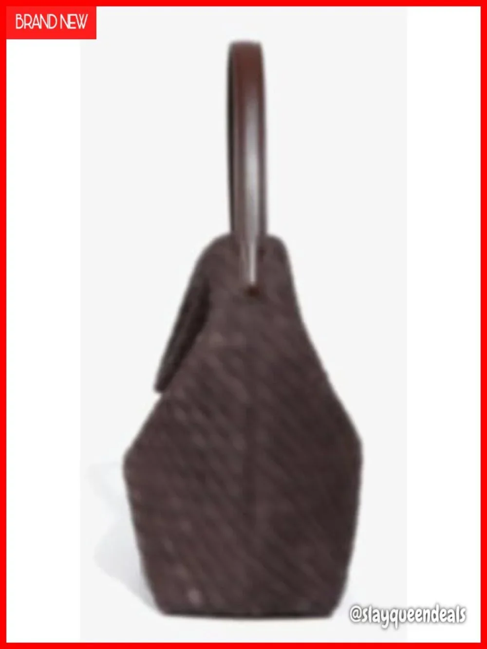 Slouchy Faux Suede Woven Hobo Shoulder Bag